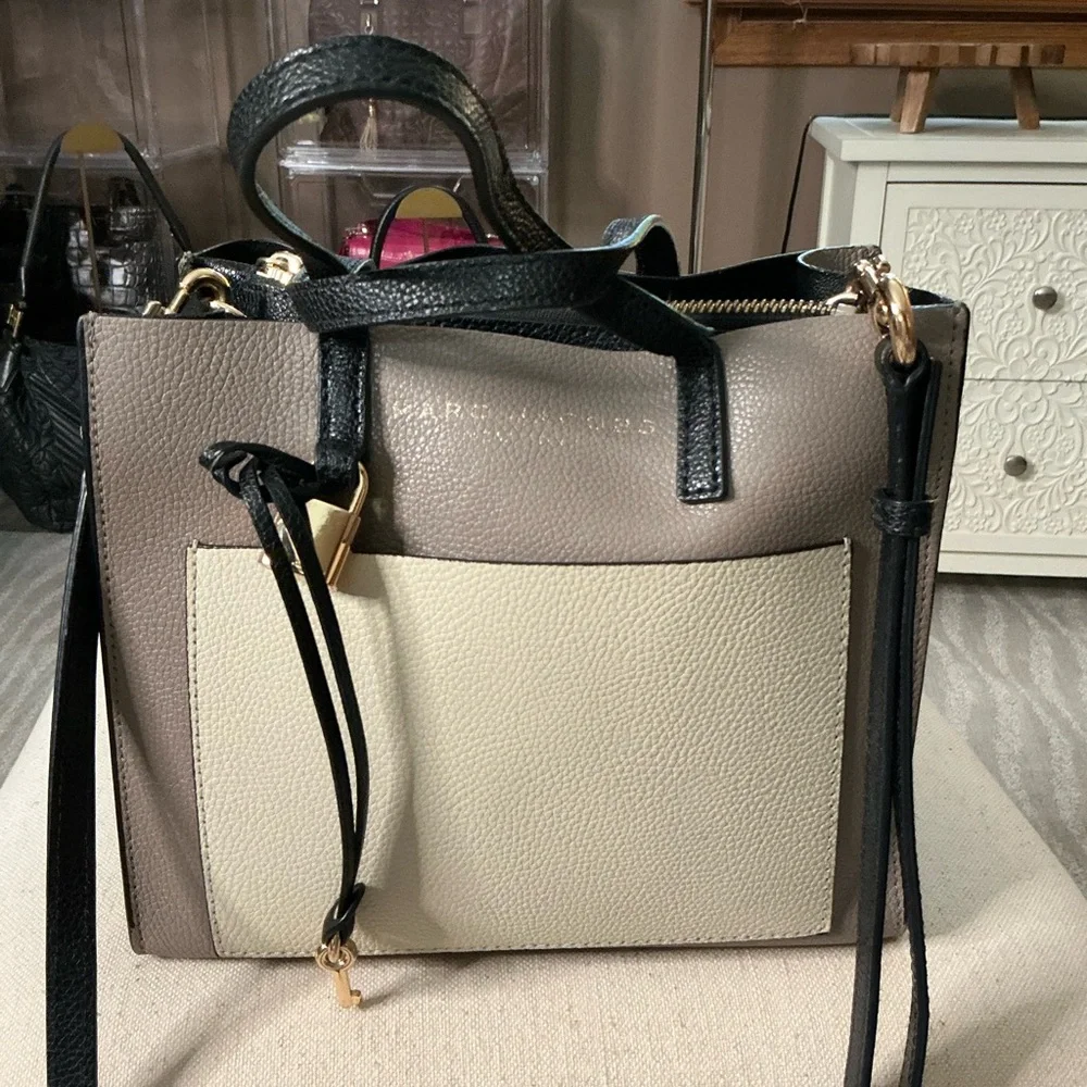 The Marc Jacobs Editor 29 Taupe and Cream Satchel Bag - Picture 1 of 10